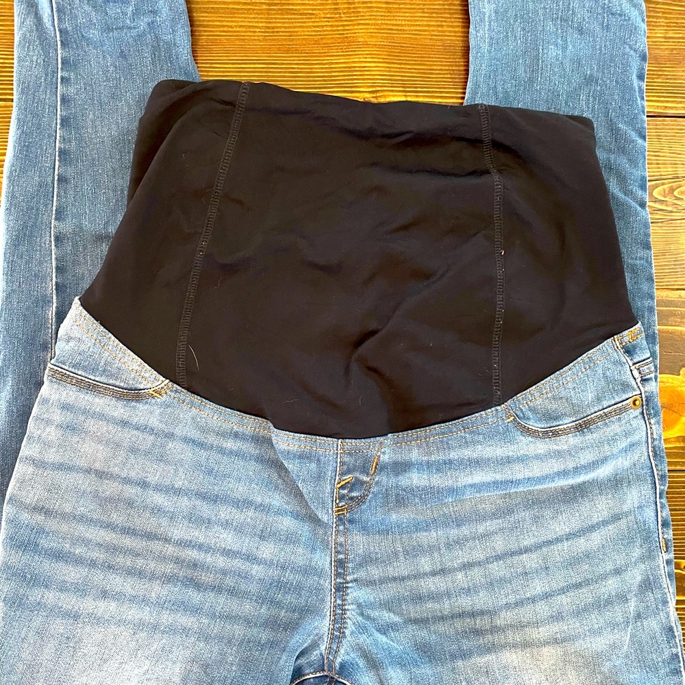 Full panel maternity jeans